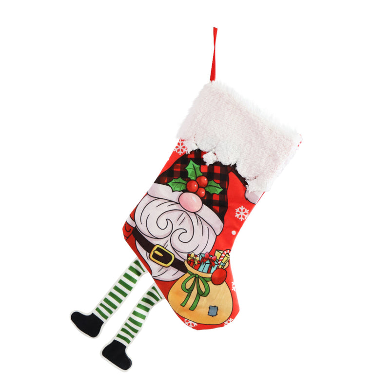 Stocking Candy Legs Gnome 51cm Assorted 5