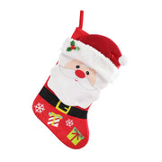 3D Stocking Character Face Velveteen 46cm Assorted 2