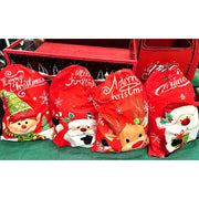 Velveteen Vibrant Character Sack 49x70cm Assorted 6