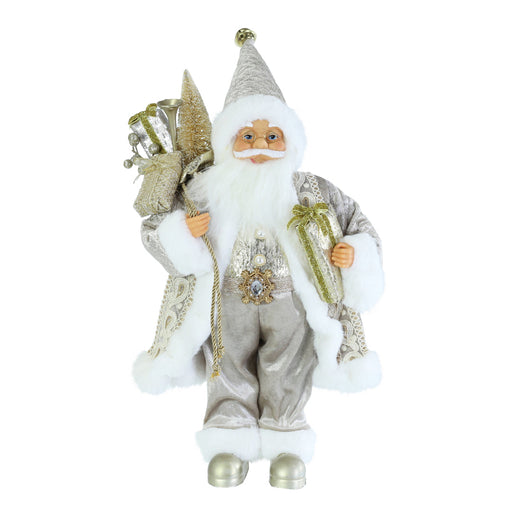 Santa Figure Luxury Gold 45cm