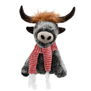 Christmas Highland Cow Knit Scarf 37cm Assorted 2