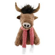 Christmas Highland Cow Knit Scarf 37cm Assorted 3
