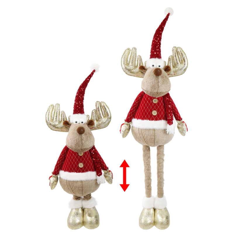 Fancy Festive Reindeer Extendable 150cm Assorted 2