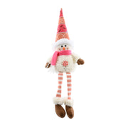 Ice-Cream Snowman Dangly Leg 50cm Assorted 3