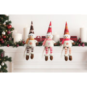 Ice-Cream Snowman Dangly Leg 50cm Assorted 5