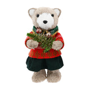 Poly-Fur Bear with Presents 21cm Assorted 2