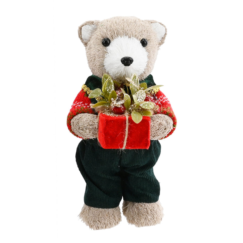 Poly-Fur Bear with Presents 21cm Assorted 3