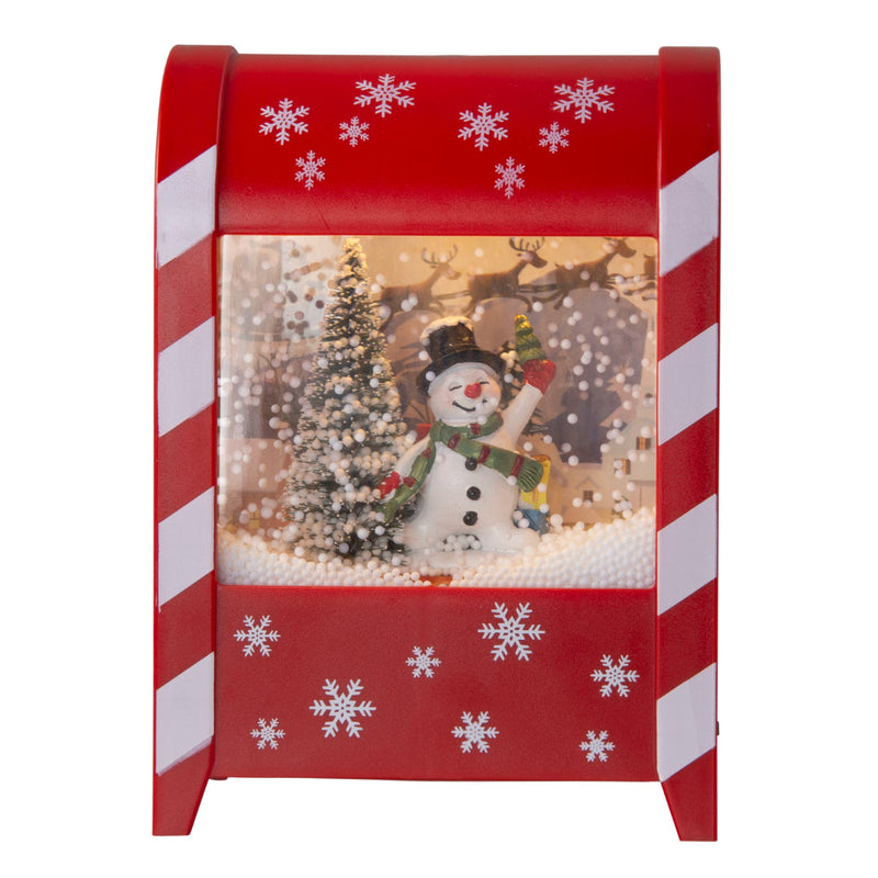 LED Musical Snowing Mini Postbox Assorted 12