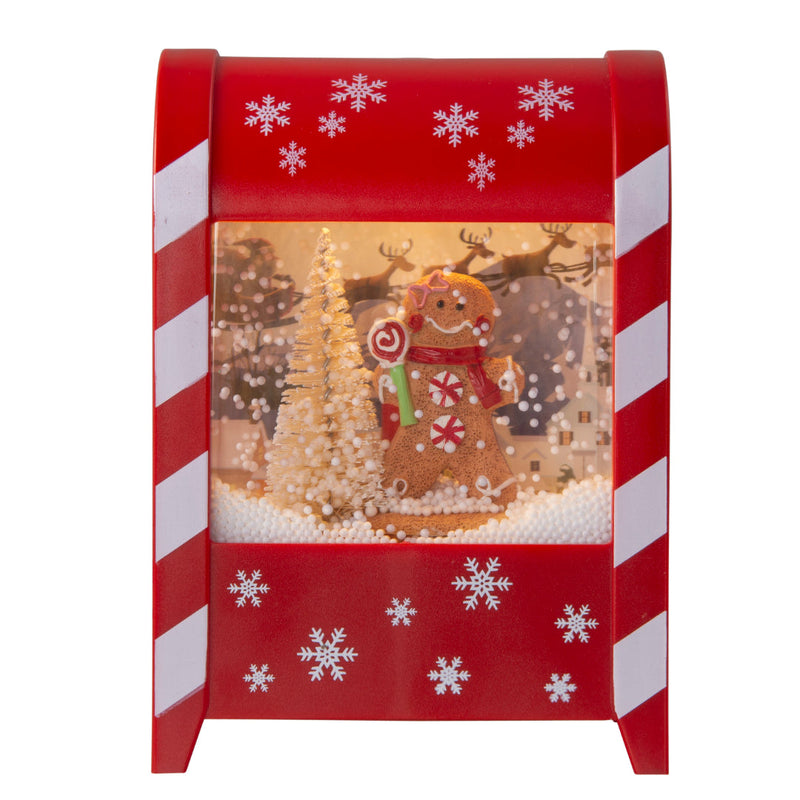 LED Musical Snowing Mini Postbox Assorted 6
