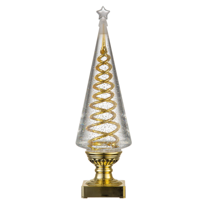 Glitter Swirl Spiral-Spin Tree USB 36cm Assorted 5