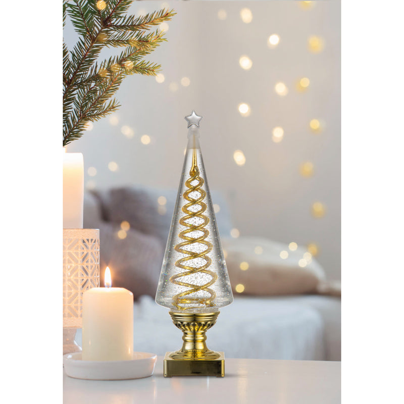 Glitter Swirl Spiral-Spin Tree USB 36cm Assorted 6