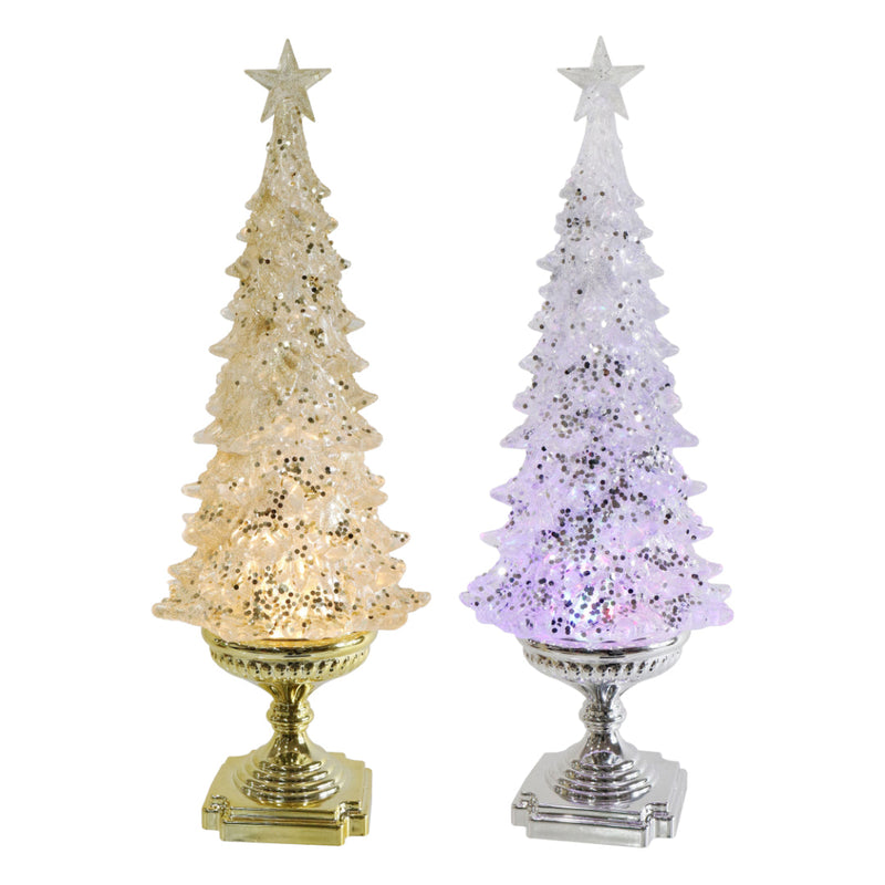 Glitter Swirl Luxury Tree USB 51cm Assorted