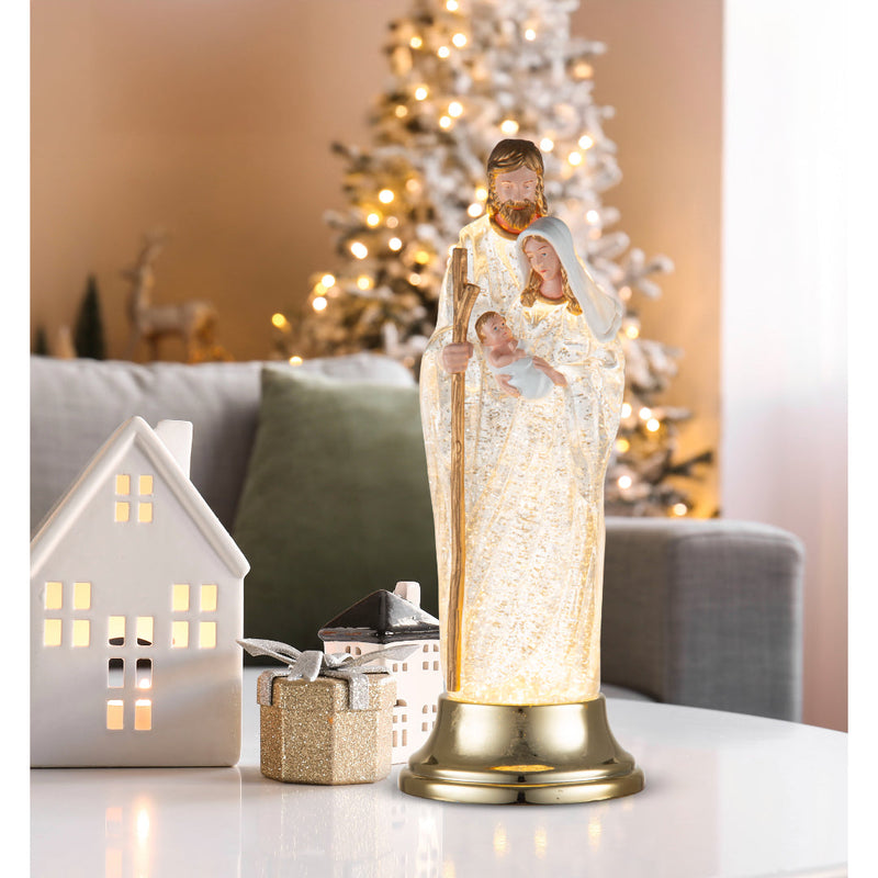 Glitter Swirl Nativity Statue Timer 2