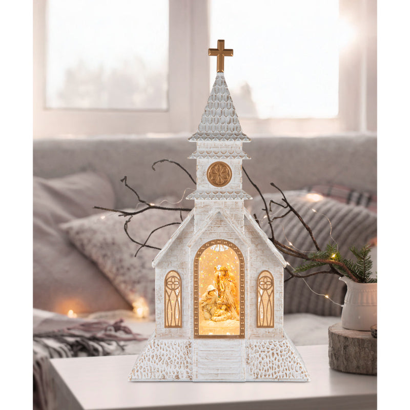 Glitter Swirl Music Nativity Church USB Assorted 6