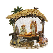 Glitter Swirl Music Nativity Manger Scene USB Assorted 3