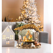 Glitter Swirl Music Nativity Manger Scene USB Assorted 5