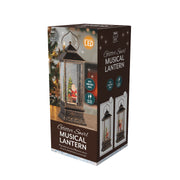 Glitter Swirl Music Lantern Santa Scene USB Assorted 6