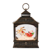 Glitter Swirl Music Lantern House USB Assorted 3