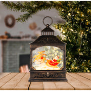 Glitter Swirl Music Lantern House USB Assorted 5