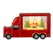 Glitter Swirl Music Christmas Truck USB 3