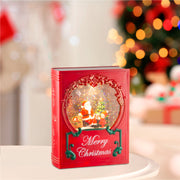 Glitter Swirl Music Christmas Book USB Assorted 4