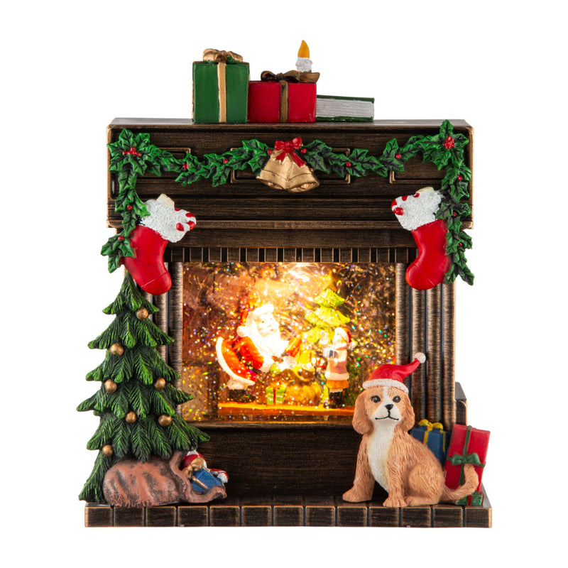 Glitter Swirl Music Mantlepiece Scene USB Assorted 2