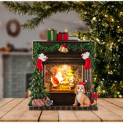 Glitter Swirl Music Mantlepiece Scene USB Assorted 3