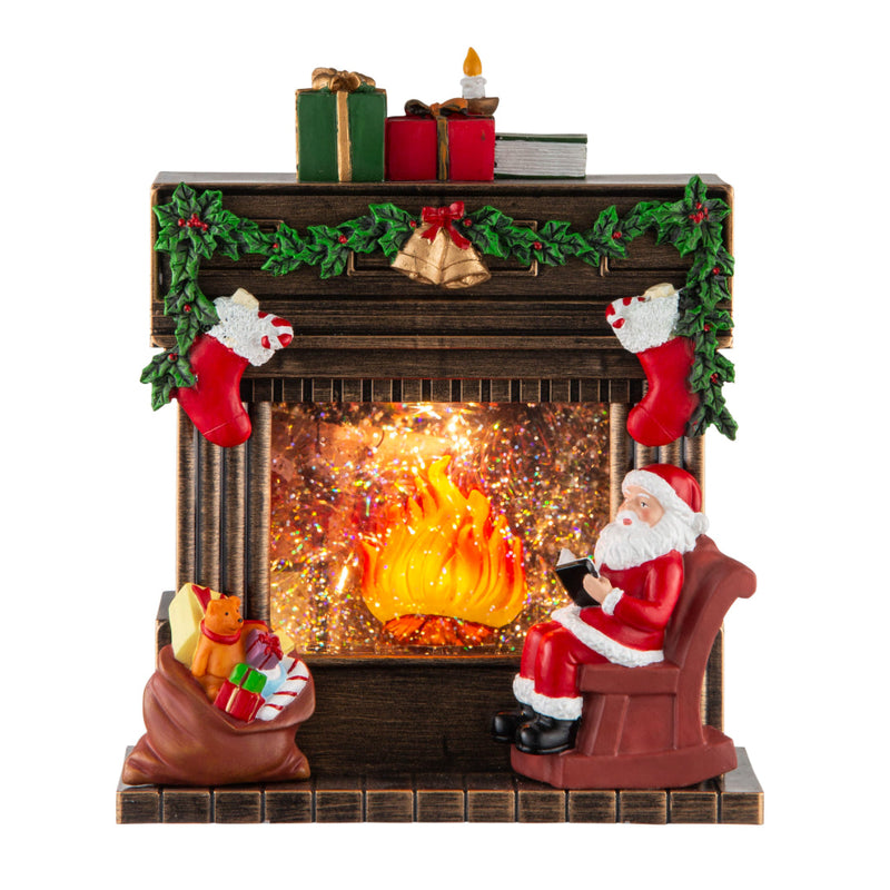 Glitter Swirl Music Mantlepiece Scene USB Assorted 4