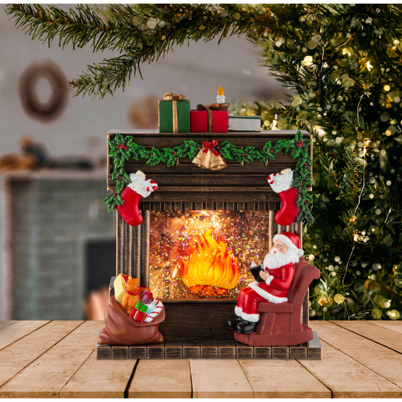 Glitter Swirl Music Mantlepiece Scene USB Assorted 5