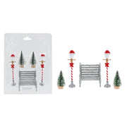 Christmas Village Street Scene 5pc Assorted 3