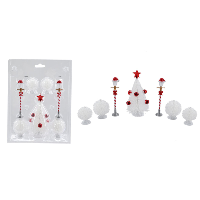 Christmas Decoration Scene 7pc Assorted 2