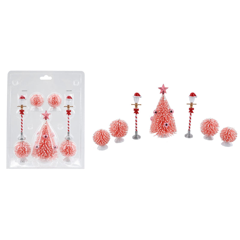 Christmas Decoration Scene 7pc Assorted 3