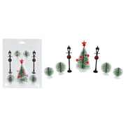 Christmas Decoration Scene 7pc Assorted 5