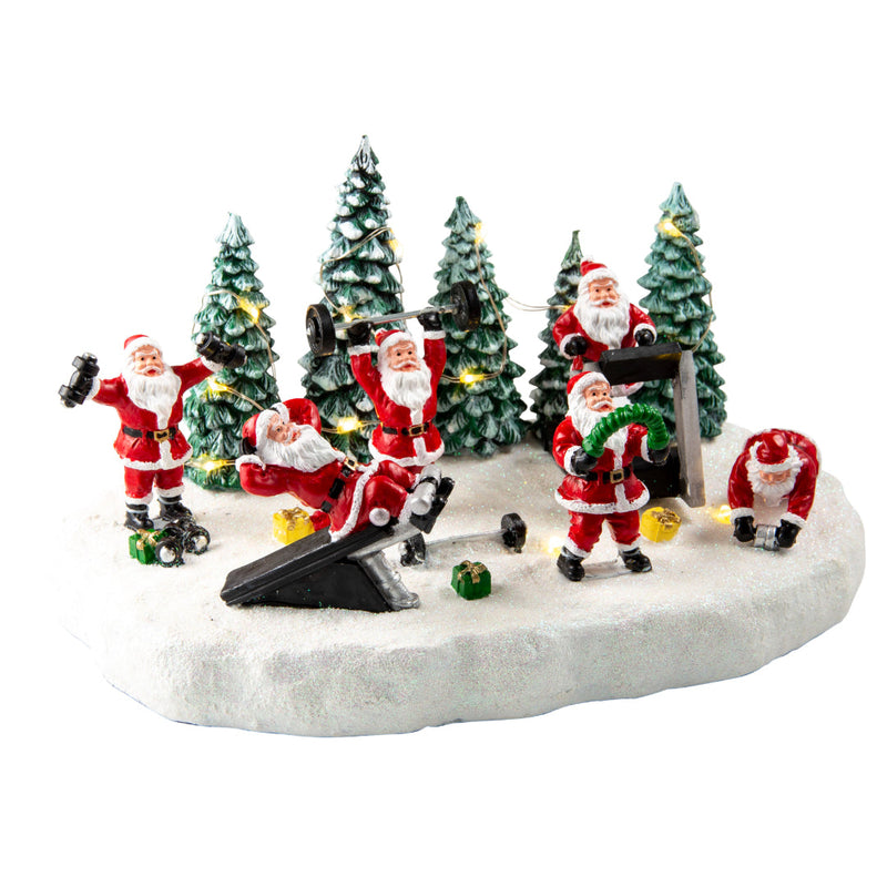 LED Santa Training Camp Scene 2