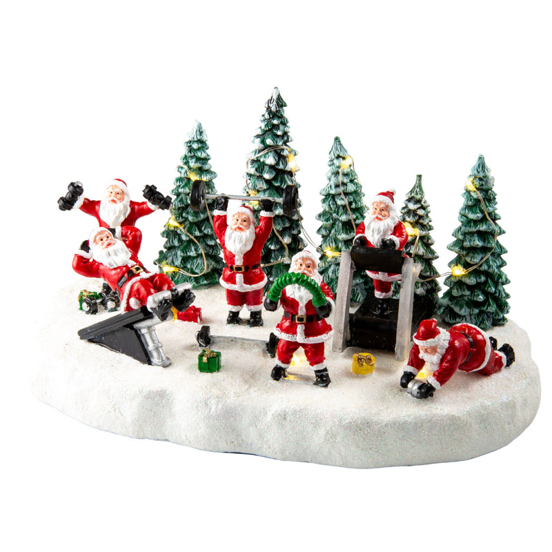 LED Santa Training Camp Scene 3