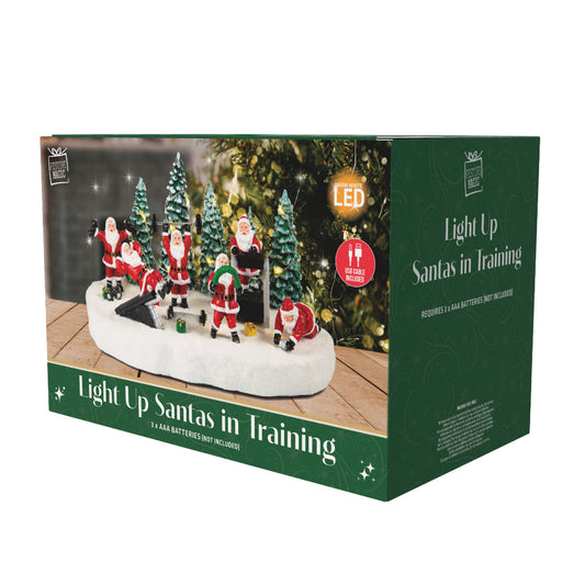 LED Santa Training Camp Scene