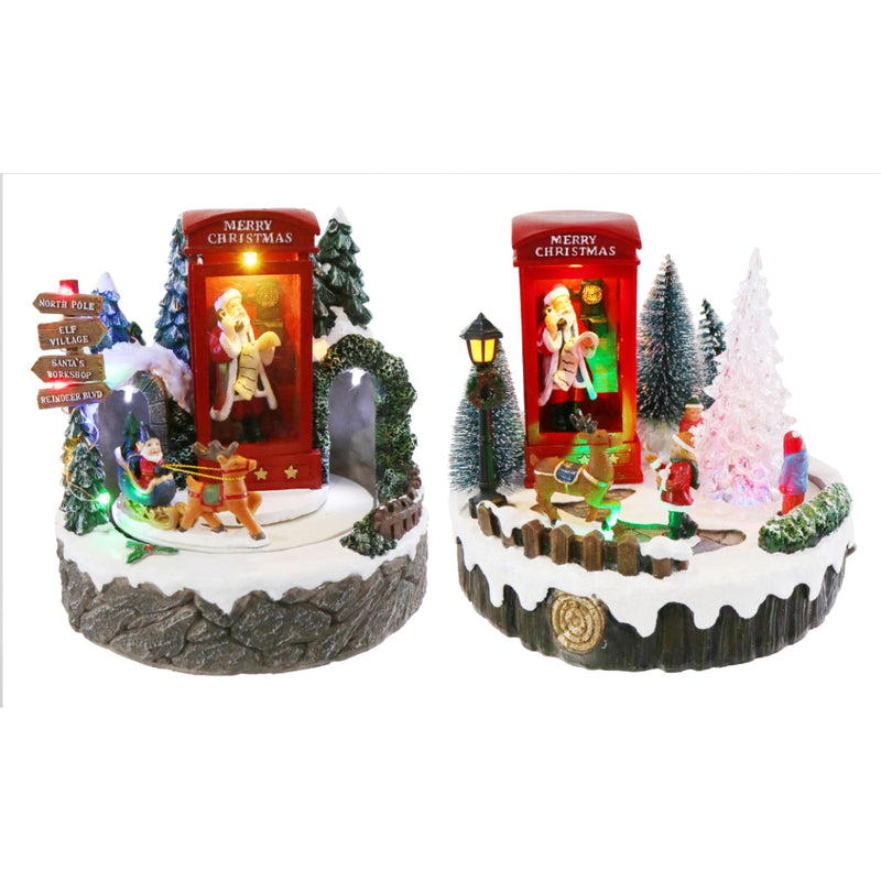 LED Musical Phonebooth Scene USB Assorted