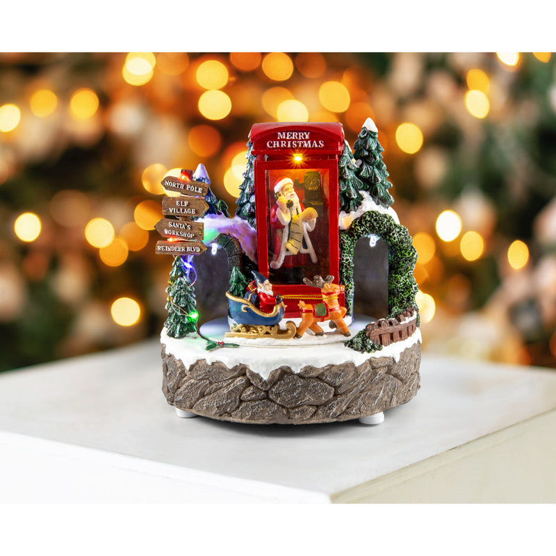 LED Musical Phonebooth Scene USB Assorted 3