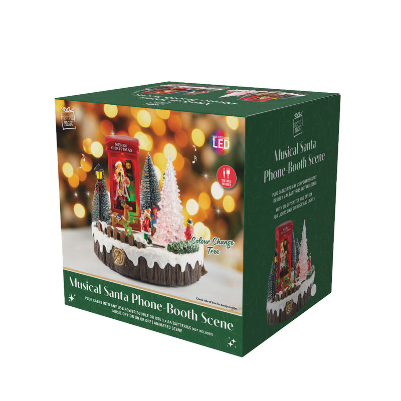 LED Musical Phonebooth Scene USB Assorted 6