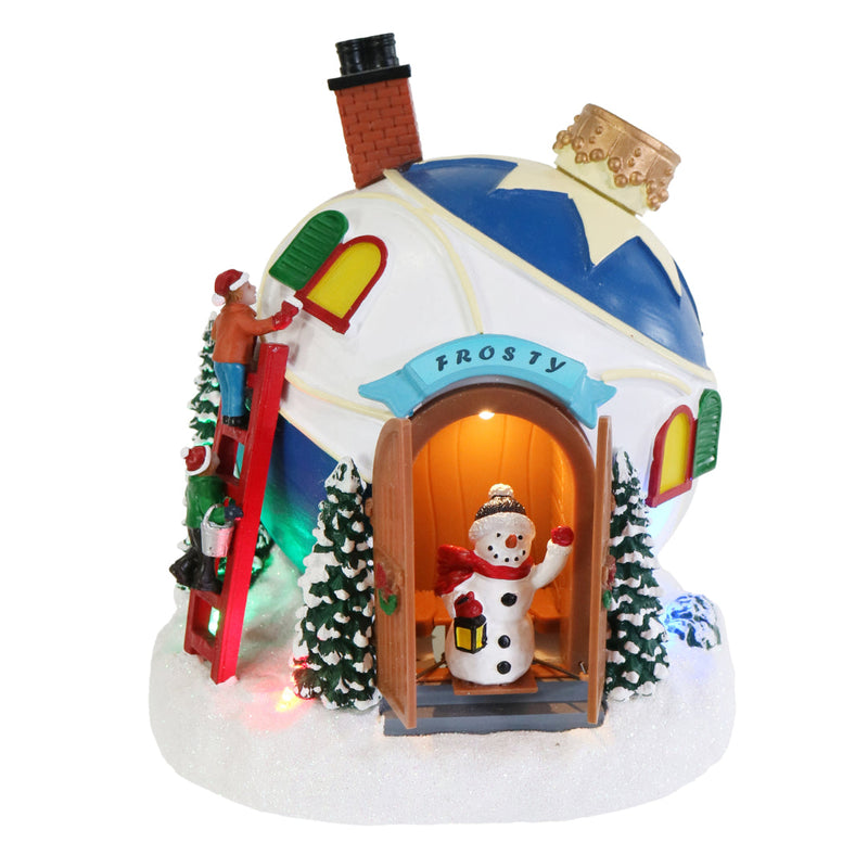 LED Musical Bauble House Open/Close USB Assorted 2