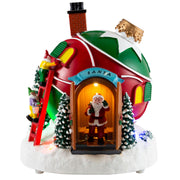 LED Musical Bauble House Open/Close USB Assorted 4