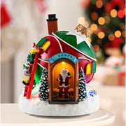 LED Musical Bauble House Open/Close USB Assorted 5