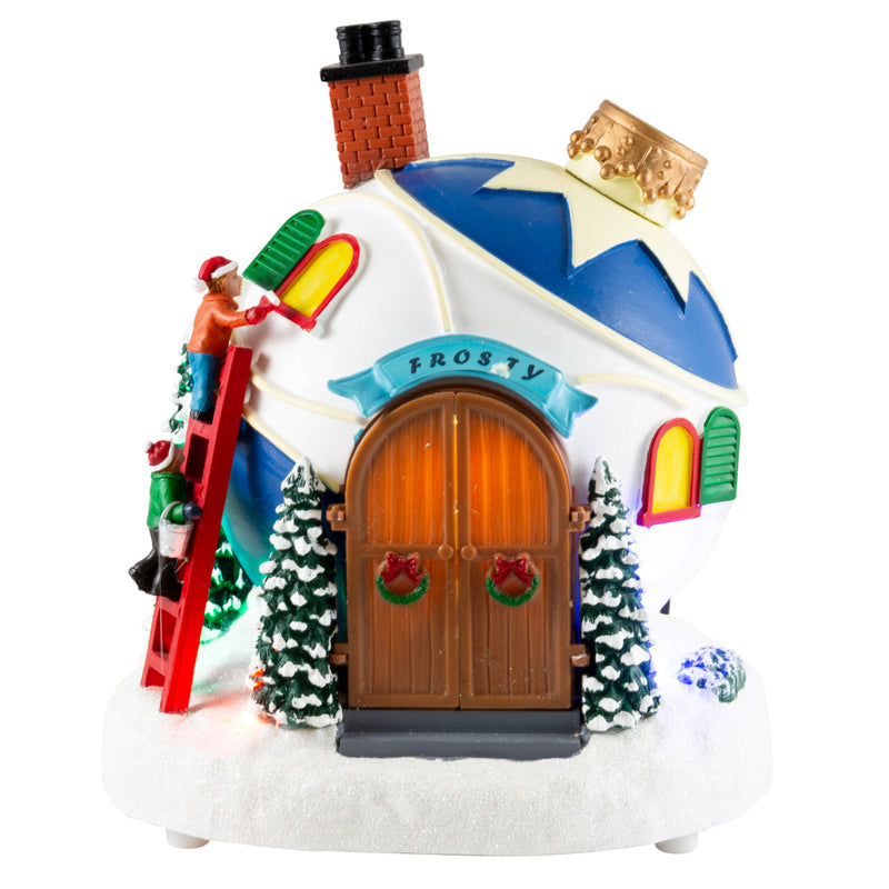 LED Musical Bauble House Open/Close USB Assorted 6