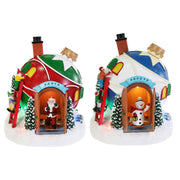 LED Musical Bauble House Open/Close USB Assorted