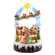 LED Musical Sleigh Arch Village Scene USB Assorted 3