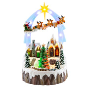LED Musical Sleigh Arch Village Scene USB Assorted 6