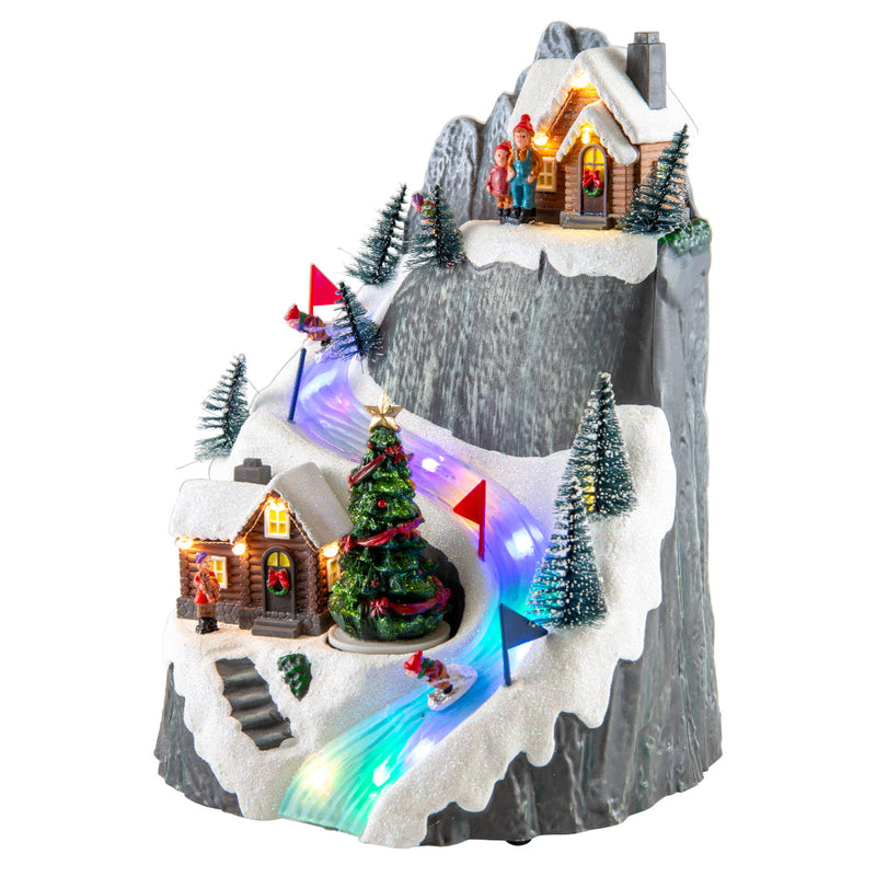 LED Musical Ski Mountain USB 2