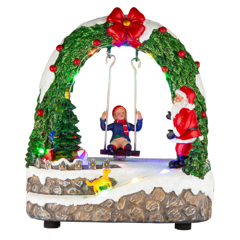 LED Musical Child On Swing Animated USB Assorted 2
