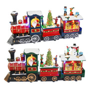 LED Musical Santa Express Train USB Assorted