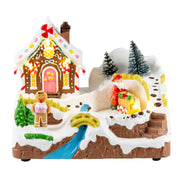 LED Musical Gingerbread Scene USB Assorted 4